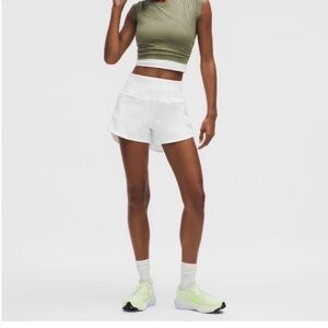 lululemon athletica White Athletic Shorts